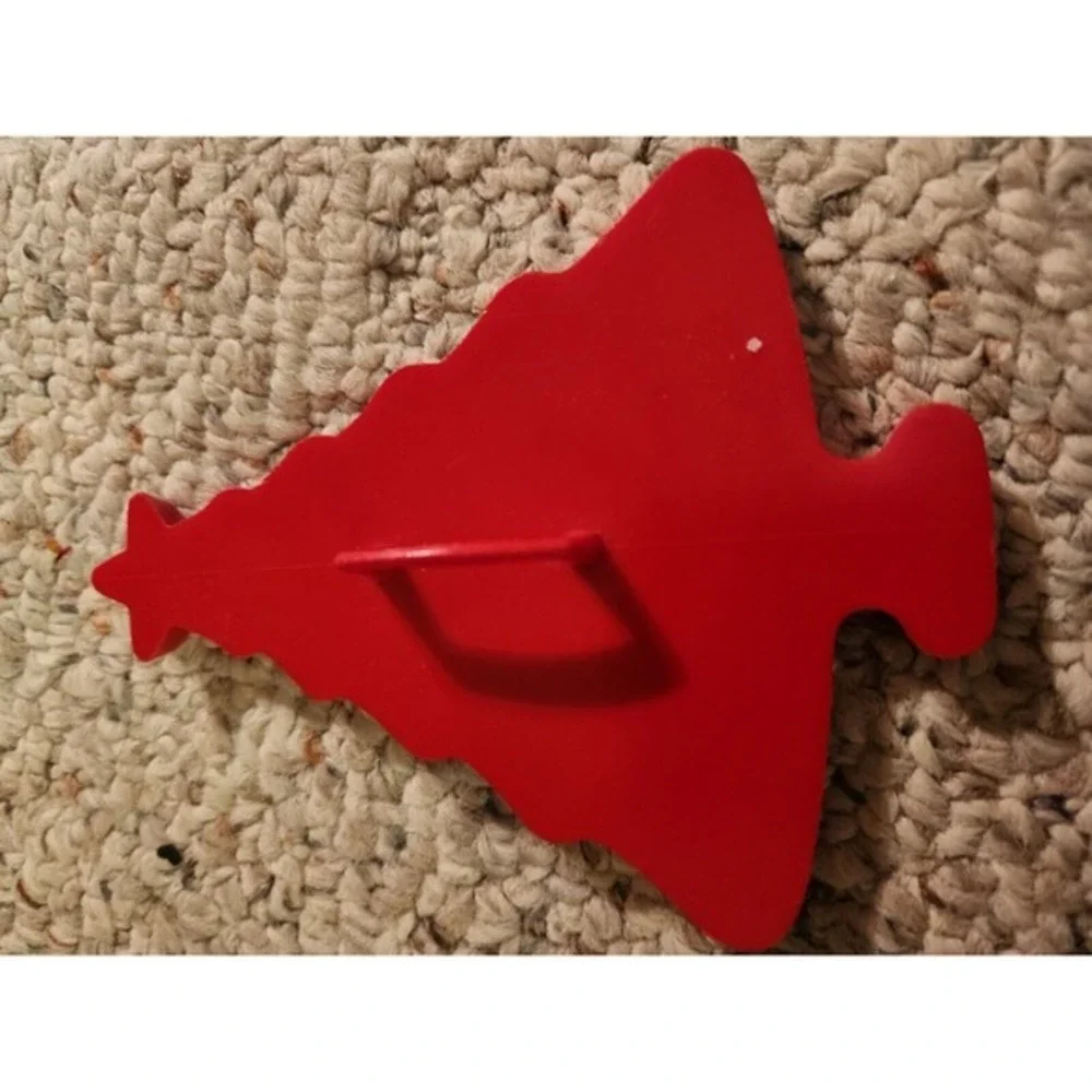 VINTAGE TUPPERWARE CHRISTMAS TREE PLASTIC‎ COOKIE CUTTER